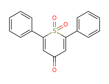 2,6-diphenyl-4H-thiopyran-4-one 1,1-dioxide
