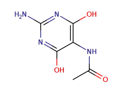 5-acetylamino-2-aminopyrimidine-4,6-diol