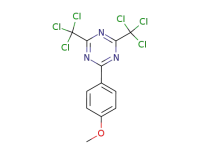 2-(4-methoxyphenyl)-4,6-bis(trichloromethyl)-s-triazine